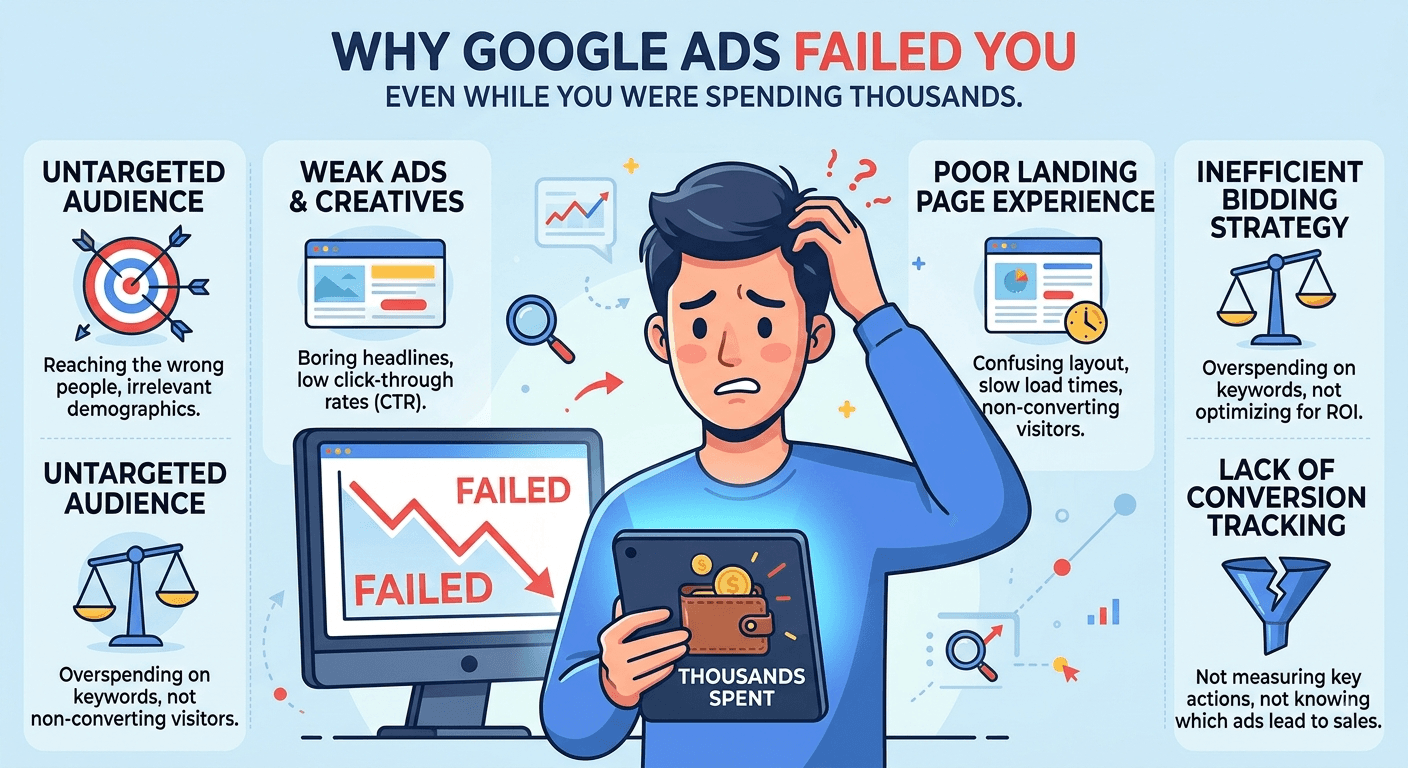 Why Google Ads Failed You - Even While You Were Spending Thousands