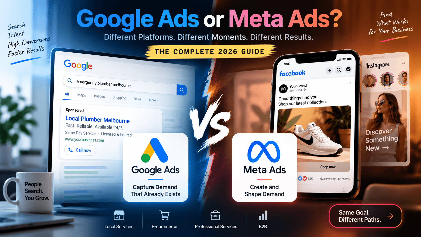 Google Ads vs Meta Ads in 2026: Which One Is Right for Your Business?