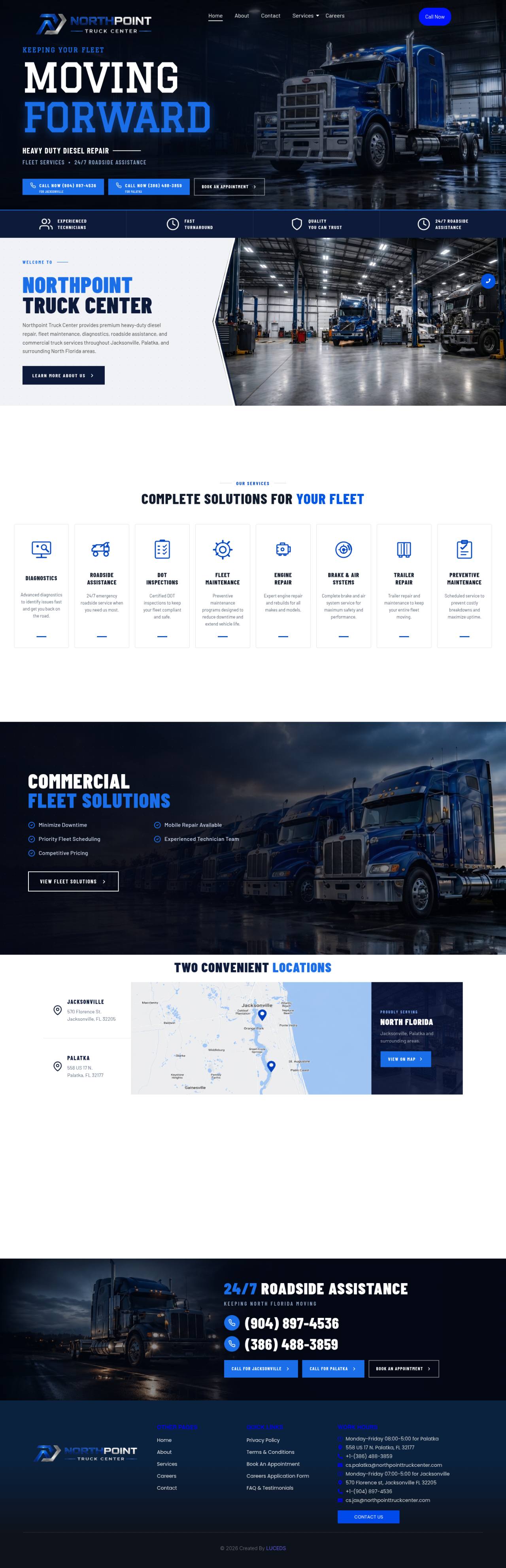 Northpoint Truck Center website